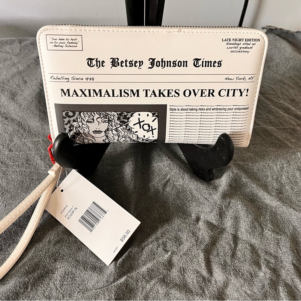 Betsey Johnson News Wristlet